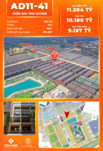 Liền kề Lô 11-41, Phân khu Ánh Dương, Vinhomes Ocean Park 3