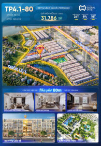 Liền kề TP4.1-80 phân khu Thịnh Vượng, Vinhomes Cổ Loa
