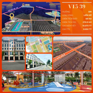 Liền kề VT5-39 Phân khu Vịnh Tây, Vinhomes Ocean Park 3