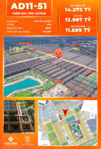 Liền kề Lô 11-51 Phân khu Ánh Dương, Vinhomes Ocean Park 3